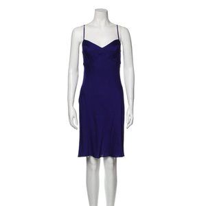 DIANE VON FURSTENBERG Silk Knee-Length Dress Size: L | US 10